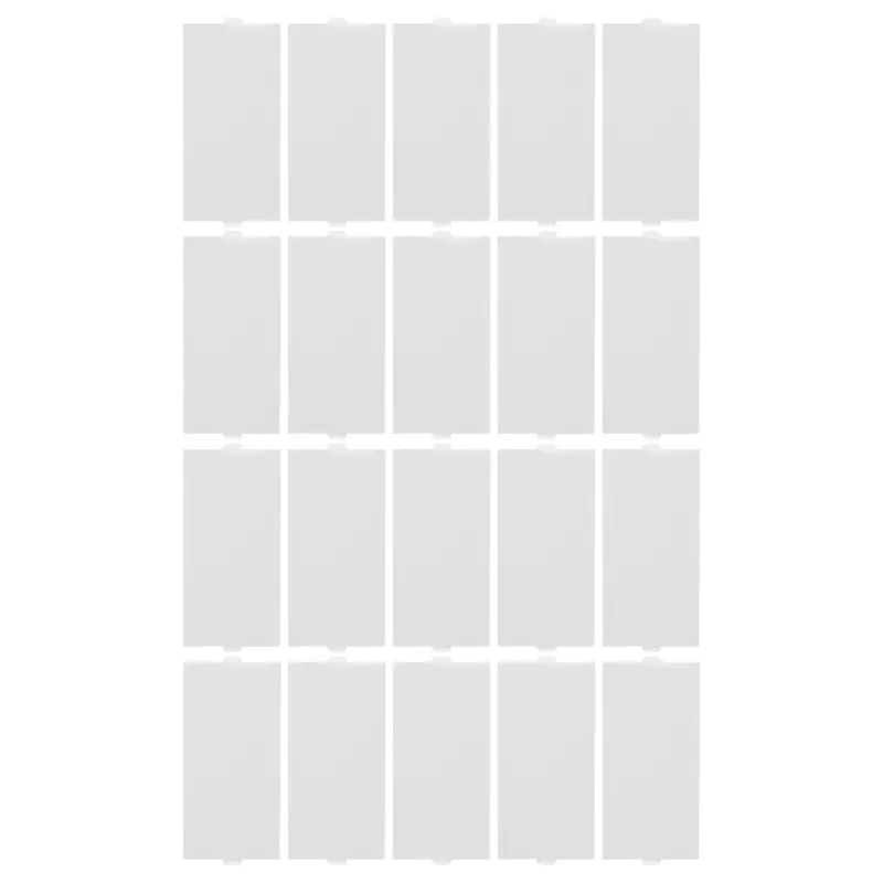 Cona 9356 White  Blank Plate