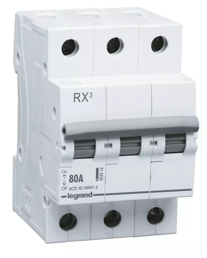 Legrand RX3 80A 3 Pole Isolator