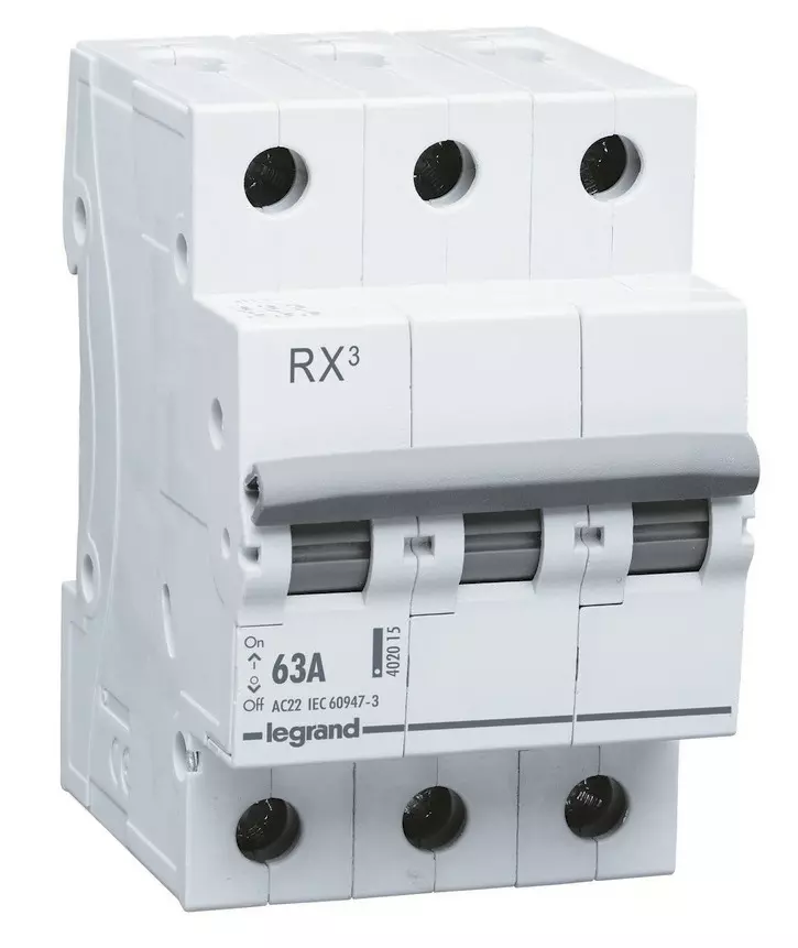 Legrand RX3 63A 3 Pole Isolator