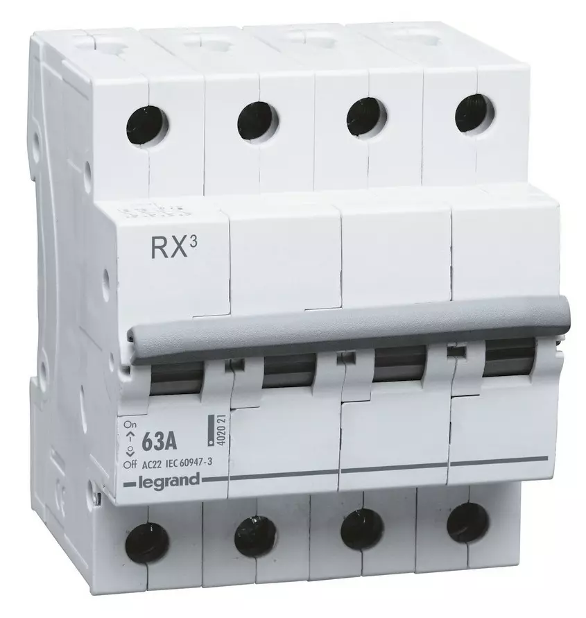 Legrand RX3 63A 4 Pole Isolator