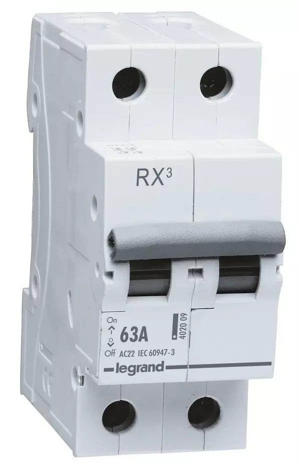 Legrand RX3 63A 2 Pole Isolator