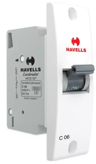 Havells 1 Pole 16 A Miniature Circuit Breaker, DHMNCSPA016