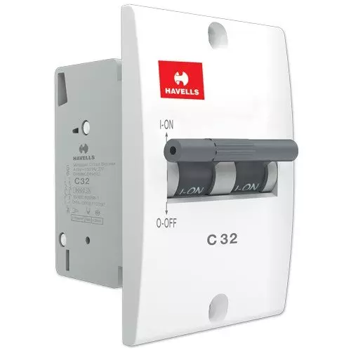 Havells 2 Pole 32 A Miniature Circuit Breaker, DHMNCDPA032