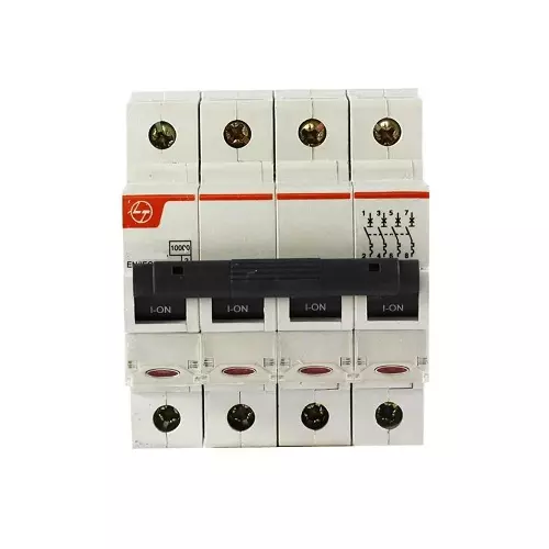 L&T [ Lauritz Knudsen ] Four Pole D Curve Miniature Circuit Breaker BB40_ _0D Series