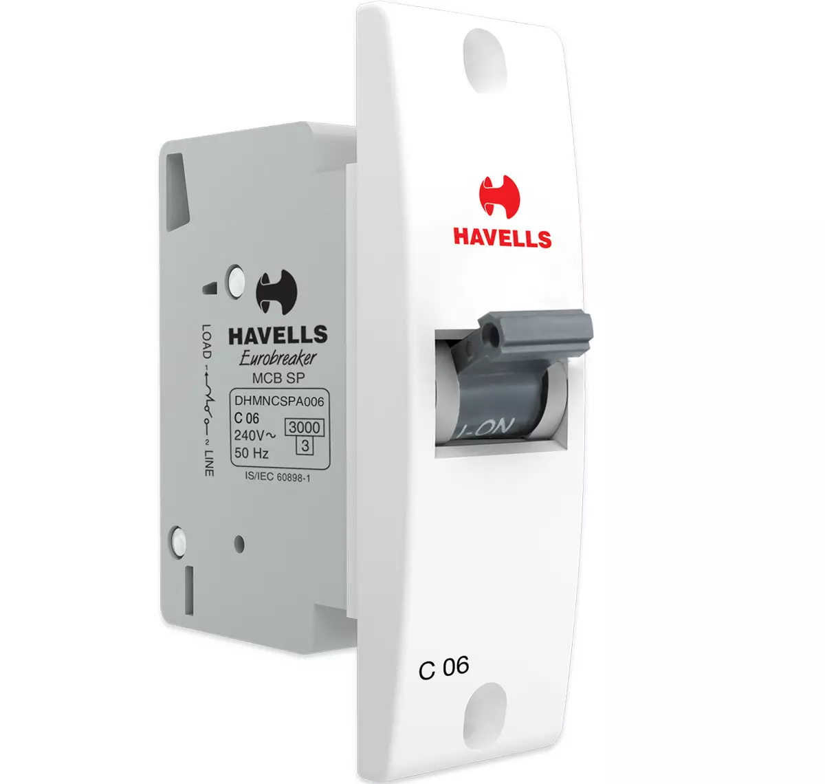 Havells 1 Pole 6-32 A Miniature Circuit Breaker, DHMNCSPA006-032