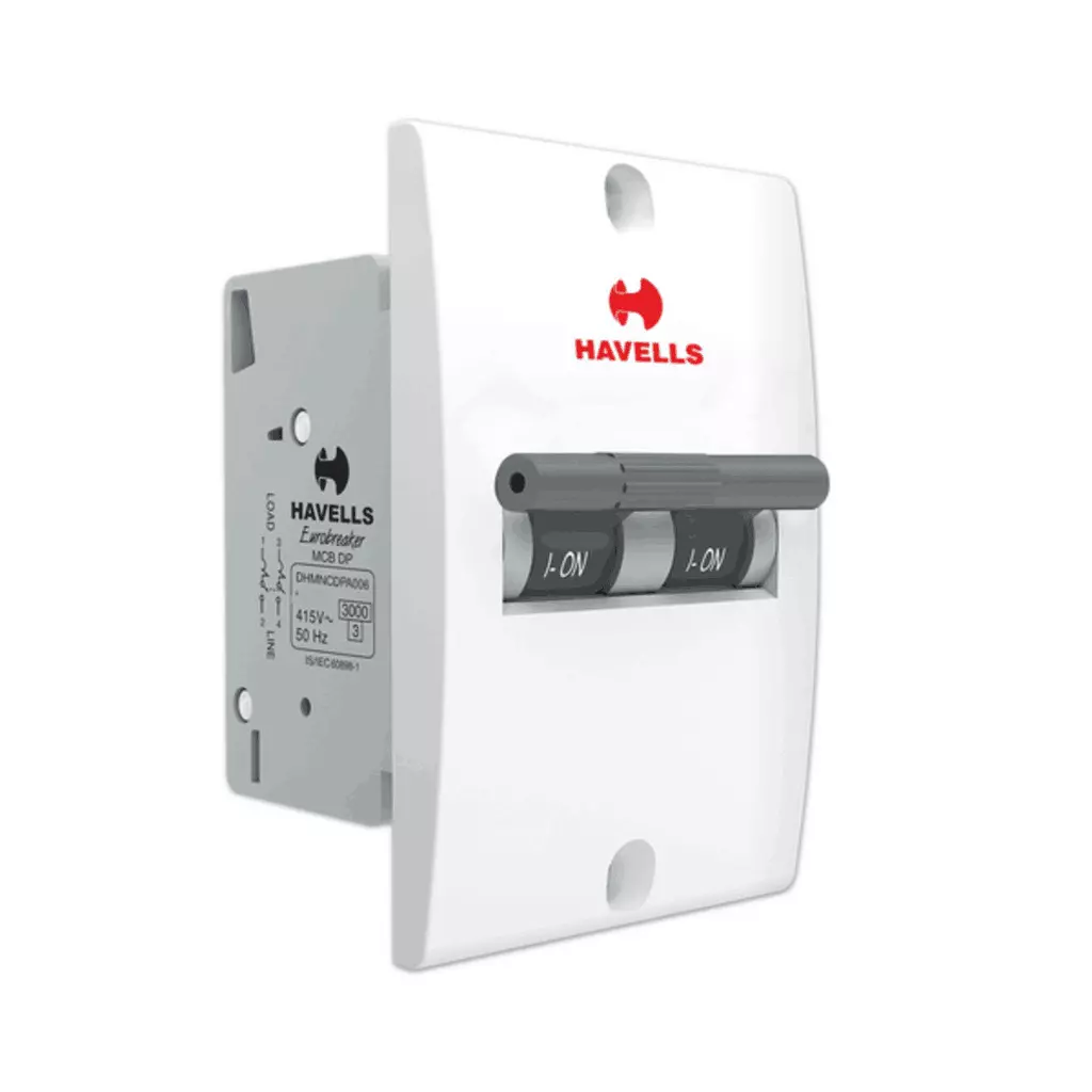Havells 2 Pole 6-32 A Miniature Circuit Breaker, DHMNCDPA006-032