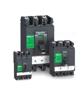 Schneider LV510341 25A 36kA Thermal Magnetic Trip 4 Pole Molded Case Circuit Breaker MCCB