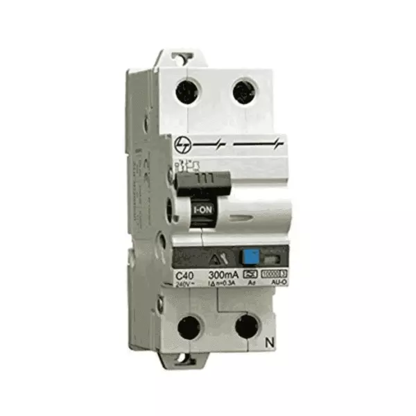 L&T [ Lauritz Knudsen ] 2P Adi Residual Current Breaker with Overcurrent Protection, AUF3D202003