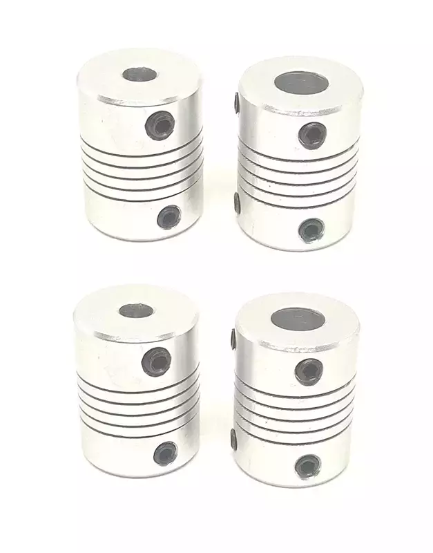 Invento 5x8 mm Aluminium Flexible Coupling ISC 874-2