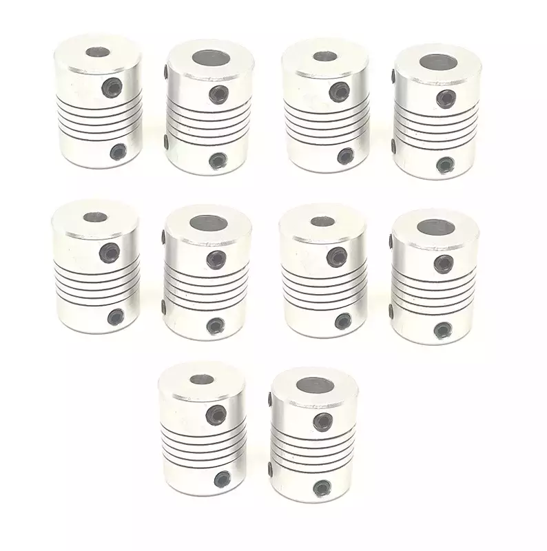 Invento 5x8 mm Aluminium Flexible Coupling ISC 874-4