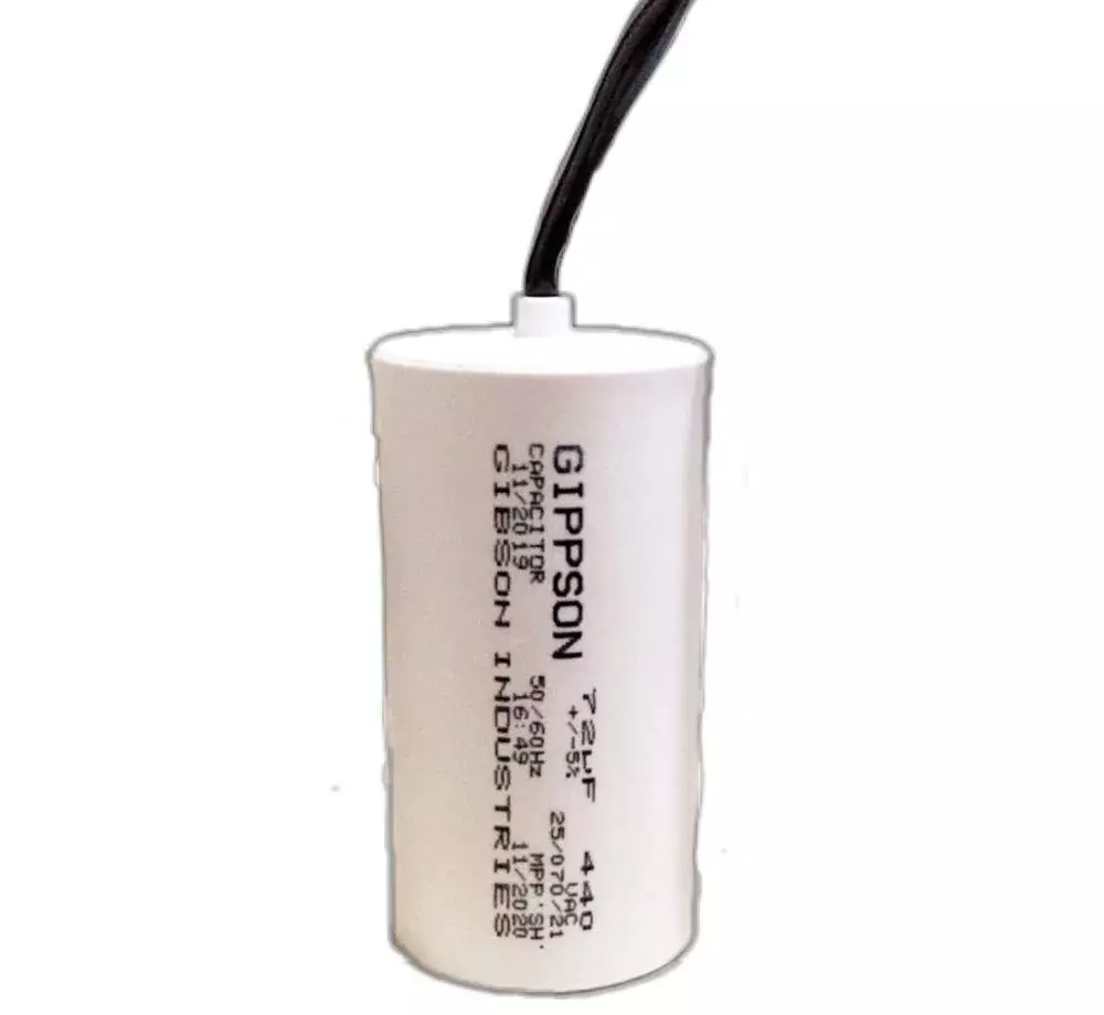 Gippson 400/500 MFD Plastic Dry Filled 250 V Series Submersible Pump Start Capacitor