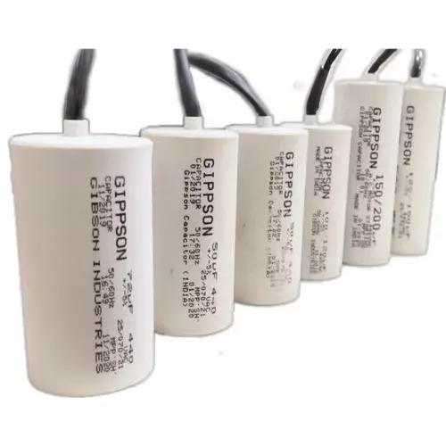 Gippson 300/400 MFD Plastic Dry Filled 250 V Series Submersible Pump Start Capacitor