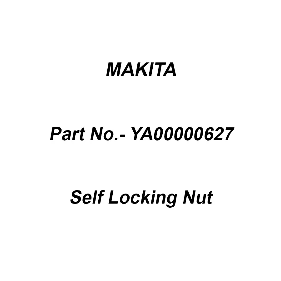 Makita Self Locking Nut for UR3501, Part No YA00000627