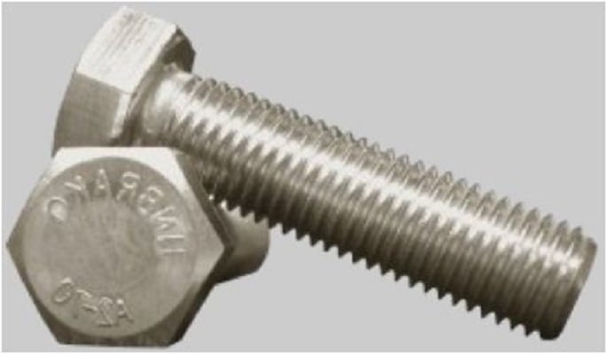 Unbrako 5000044 Hex Head Screws (Dia M6, Length 40mm, Thread Full), Pack of 100