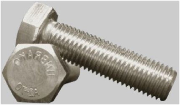 Unbrako 5000537 Hex Head Screws (Dia M18, Length 60mm, Thread Full), Pack of 100