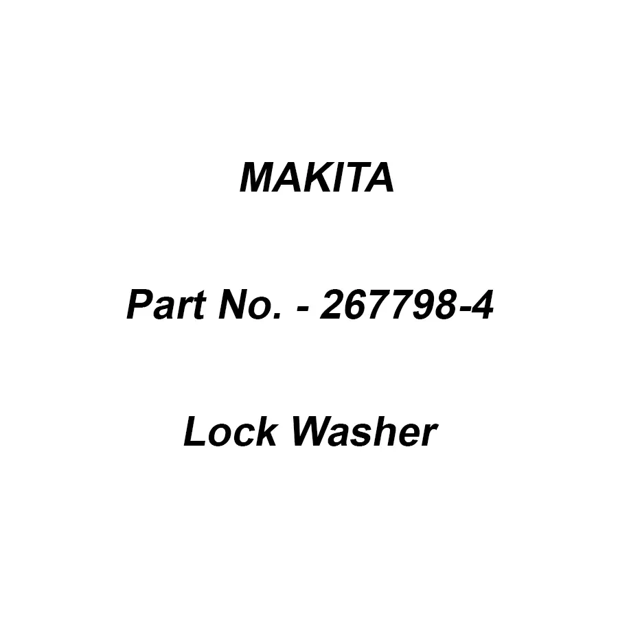 Makita Lock Washer for GA7030, Part No 267798-4