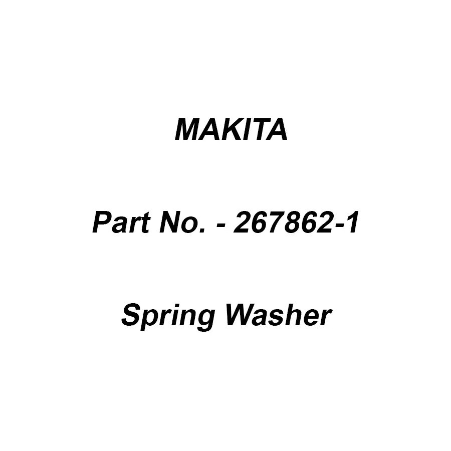 Makita Spring Washer 5 for EK8100, Part No 267862-1