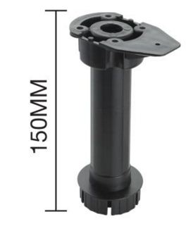 Ozone 150 mm BL Cabinet Leg, OK-ALC-150MM