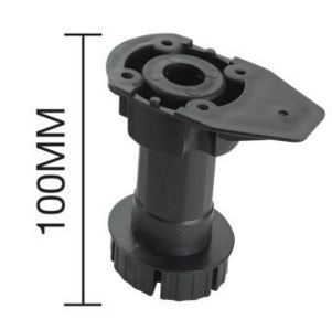 Ozone 100 mm BL Cabinet Leg, OK-ALC-100MM