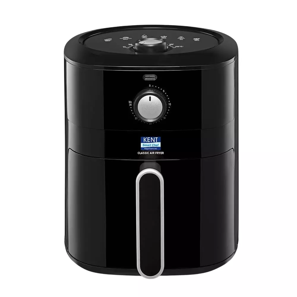 Kent Classic Air Fryer 4 L 1300 W with Touch Control Panel, 16096