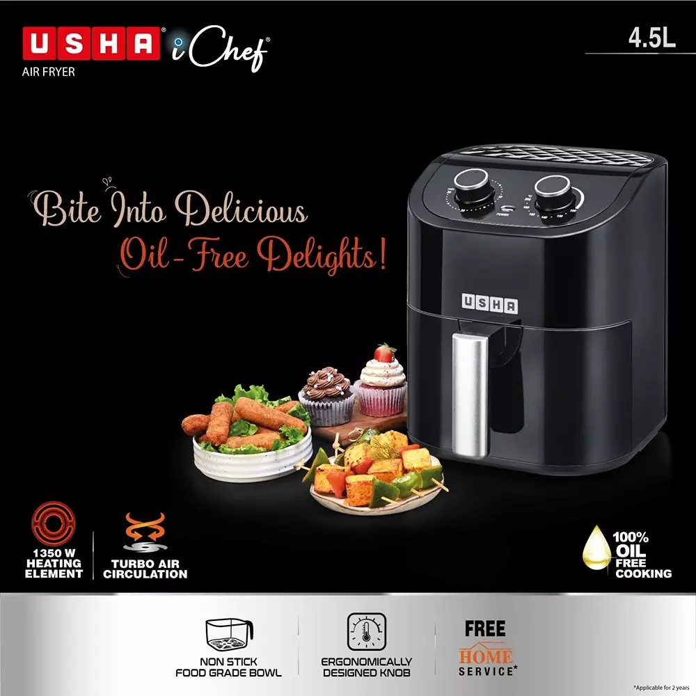 usha-45-l-10-in-1-digital-air-fryer-1350-w-high-quality-plastic-with-non-stick-inner-bowl-black-ichef