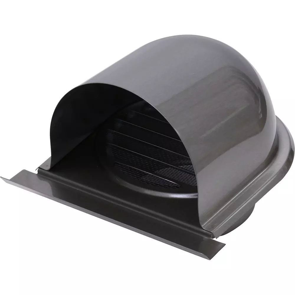 MonotaRO Stainless Steel Louver With U-Shaped Hood Cover 100 mm Nominal Dia., 100