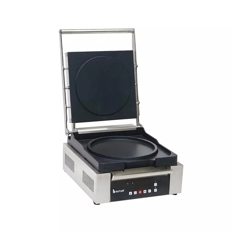 Butler Electric Omelette Grill with Digital Control and Alarm 1.8 kW (10 inch) 254 mm Dia, OMG-215 Premia