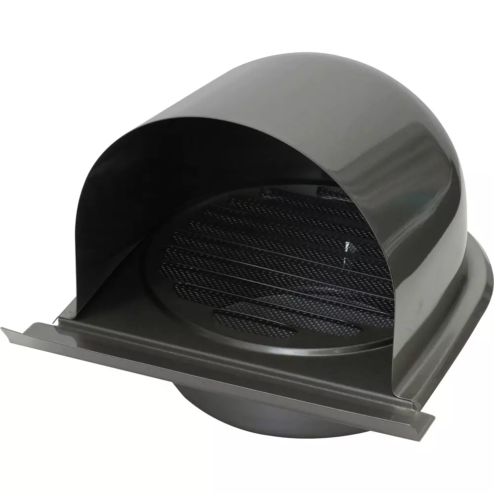 MonotaRO Stainless Steel Louver With U-Shaped Hood Cover 150 mm Nominal Dia., 150