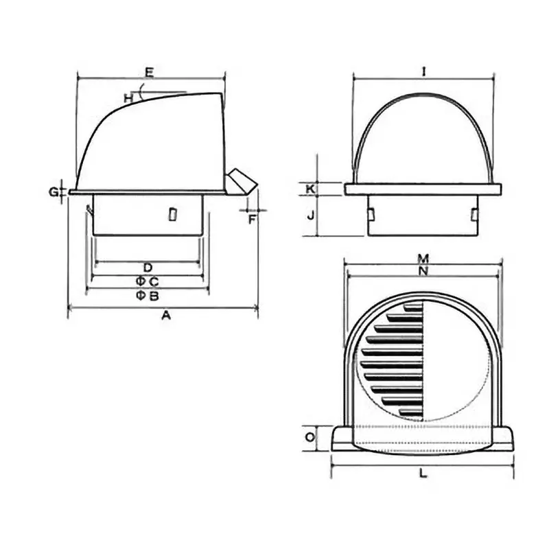 monotaro-stainless-steel-louver-with-u-shaped-hood-cover-150-mm-nominal-dia-150