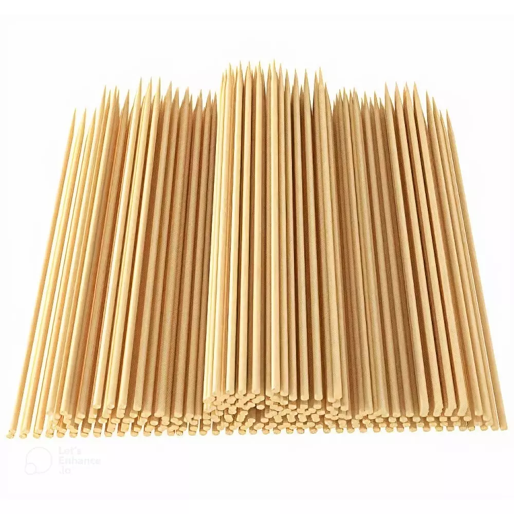 elegant-casa-bamboo-skewers-wooden-barbecue-sticks-wooden-200-mm-brown-pack-of-160
