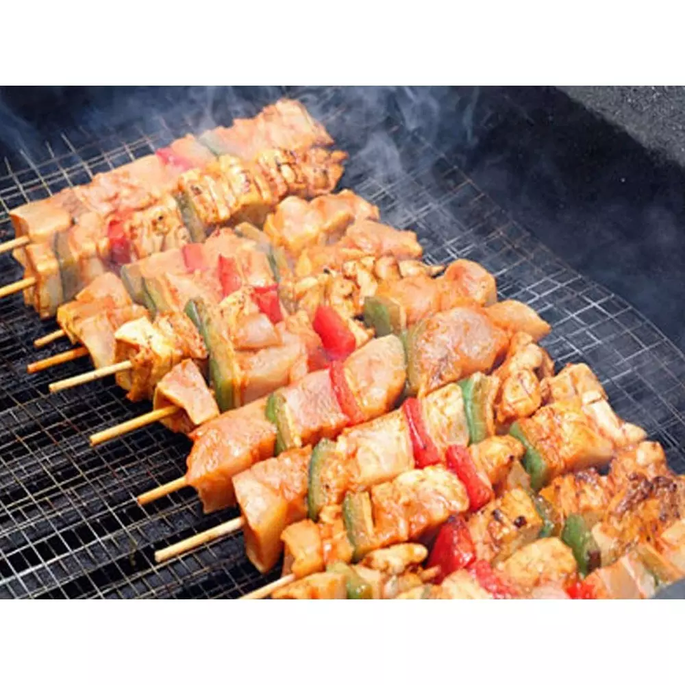 elegant-casa-bamboo-skewers-wooden-barbecue-sticks-wooden-200-mm-brown-pack-of-160