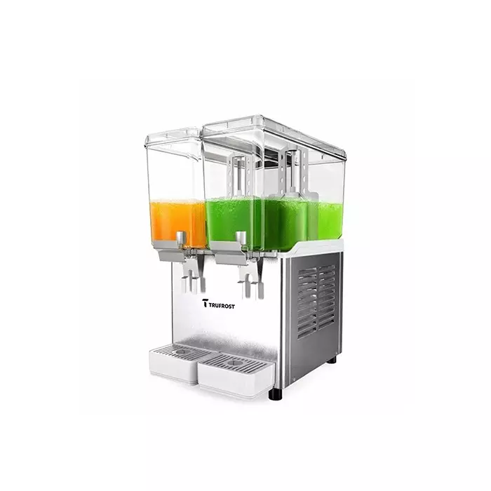 Trufrost Juice /Beverage Dispenser 16 L x 2 Tanks Capacity300 W Silver, JD 16.2