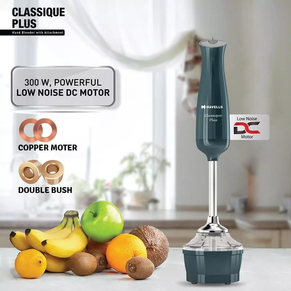 Havells Classique Plus 300 W Hand Blender Green, GHFHBEGW030