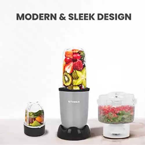 Faber FSB Sportz 3 In 1 Blender 400 W Power Copper Motor Carbon