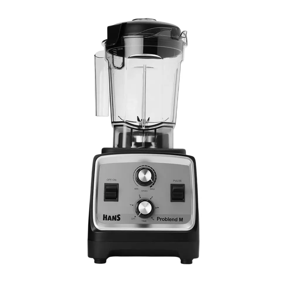 Hans 2 L Commercial Blender 2000 Watt 100% Copper Motor Black, ProBlend M