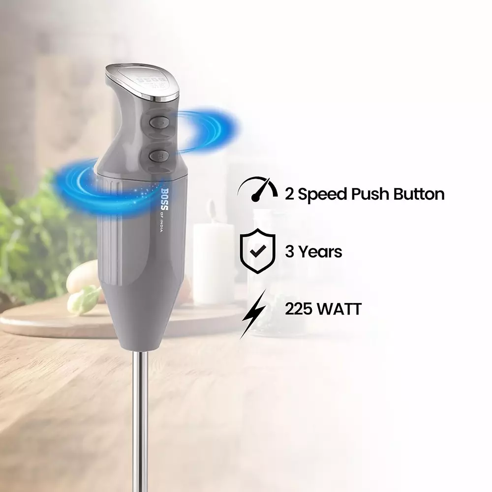 boss-225-w-platinum-hand-blender-grey-color-with-2-speed-setting-and-230-v-ac-50-hz-power-supply-b133