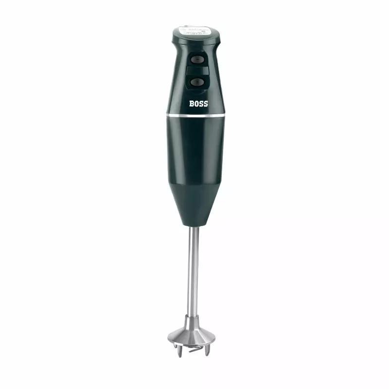 Boss 275 W Crystal Hand Blender Green Color with 2 Speed Setting and 230 V AC, 50 Hz Power Supply, B147