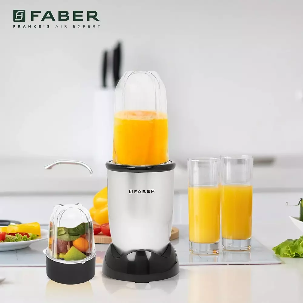 Faber FSB Sportz 2 In 1 Blender 400 W Power Copper Motor Nero