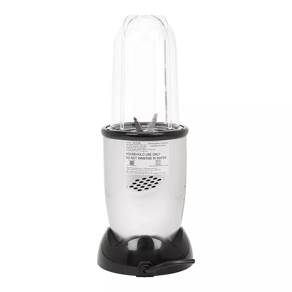 Faber FSB Sportz 2 In 1 Blender 400 W Power Copper Motor Nero