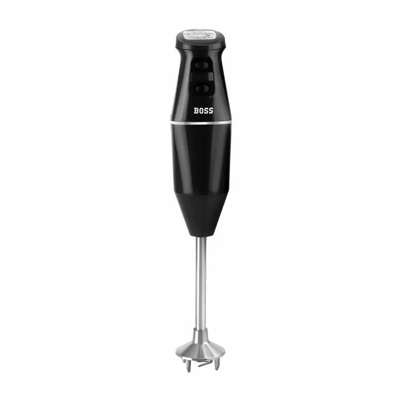 Boss 275 W Crystal Hand Blender Black Color with 2 Speed Setting and 230 V AC, 50 Hz Power Supply, B147
