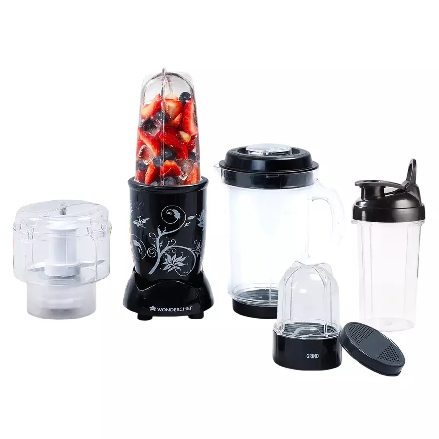 Wonderchef Nutri-Blend CKM (Complete Kitchen Machine) Plastic 500 W 500 ml Capacity for Grinding & Chutney