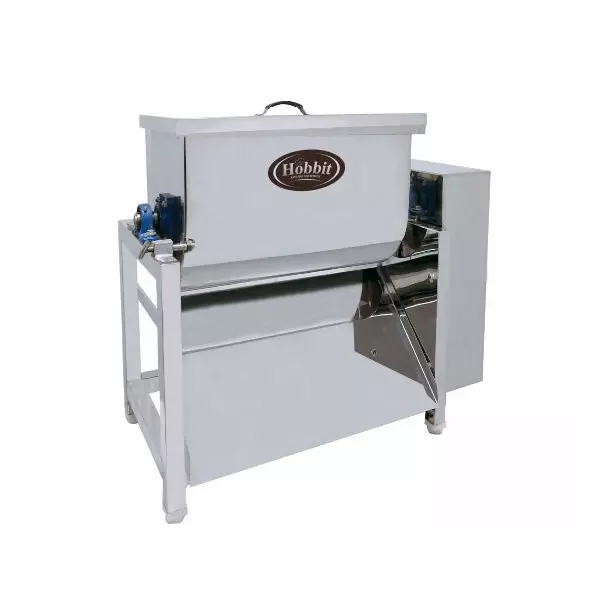Hobbit Kitchen Equipment Namkeen Masala Mixer (Ribbon Blender) 5-10 Kg Drum Capacity Stainless Steel Material