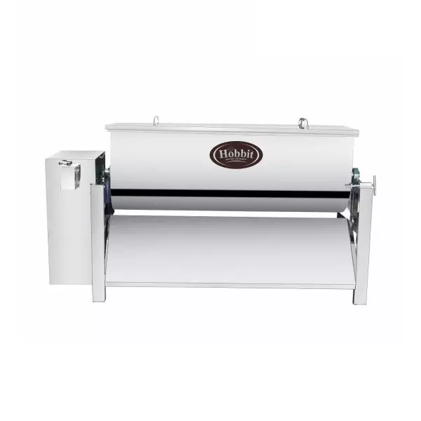 Hobbit Kitchen Equipment Namkeen Masala Mixer (Ribbon Blender) 40-50 Kg Drum Capacity Stainless Steel Material