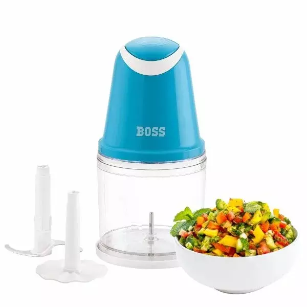 boss-260-w-speedy-vegetable-chopper-500-ml-capacity-blue-color-and-230-v-ac-50-hz-power-supply-b708