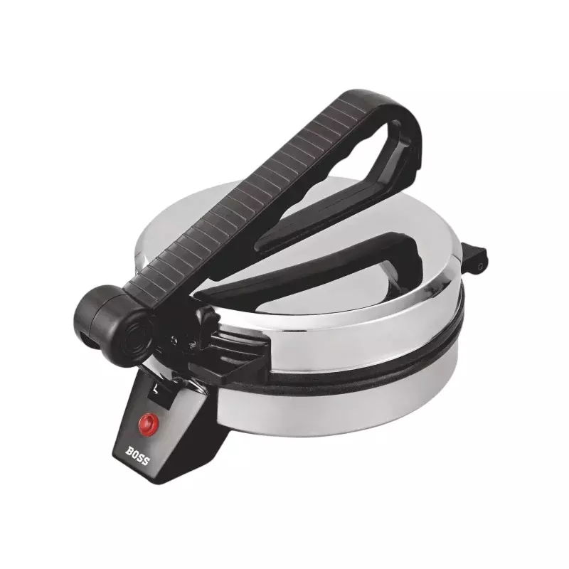 Boss 900 W Crisp Roti Maker Stainless Steel Finish and Non Stick Coated Aluminium Plate, B518