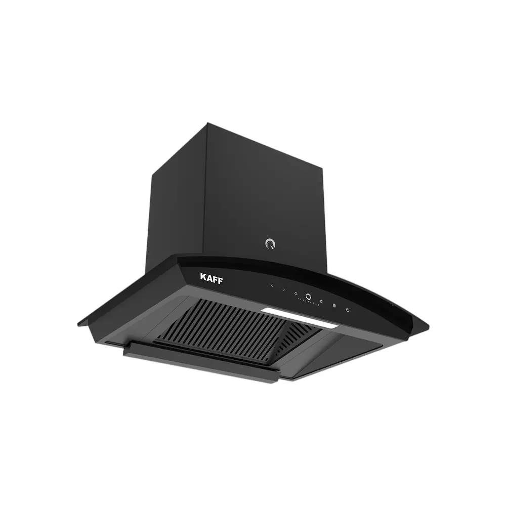 Kaff Kitchen Chimney 1480 m³/h Suction Capacity 160 mm Air Outlet Size Filter Less Wall Mounted 60 cm Size Smart Auto Clean Technology, VASCO60-DC