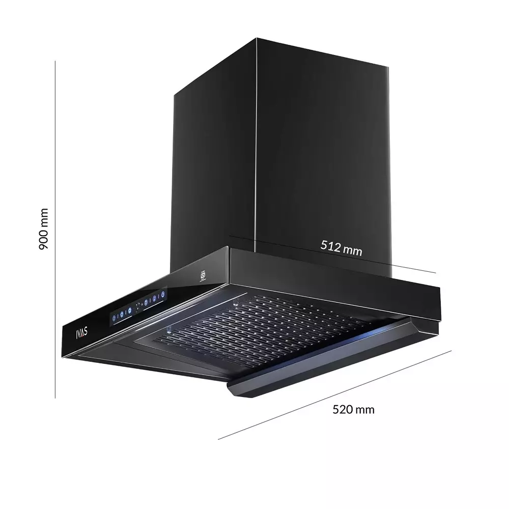 ivas-zyara-chimney-corded-electric-black-90-cm-height-1900-mhrs-suction-capacity-for-kitchen-use