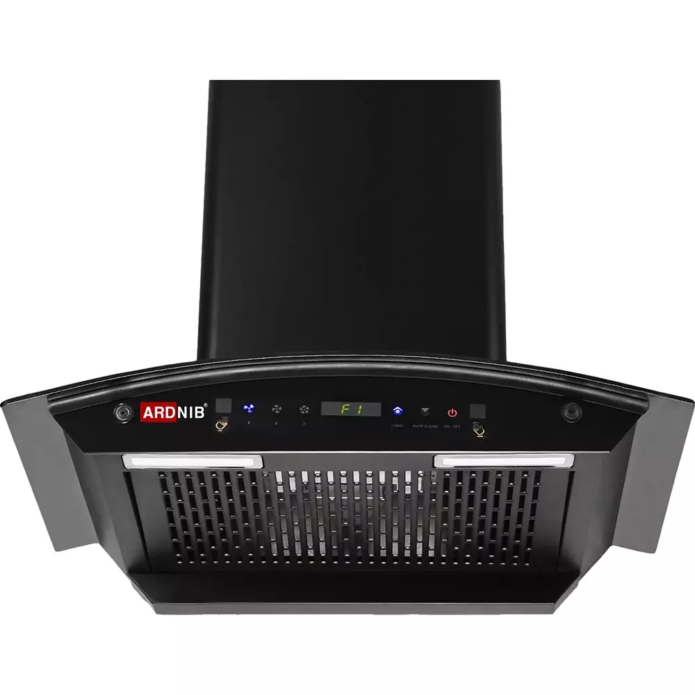 Ardnib Kitchen Chimney Push Button Filterless 3 Speed 60x43x40 cm 160 W Single Phase Matte Black for Kitchen, ARD_NEVIO_FLBK60