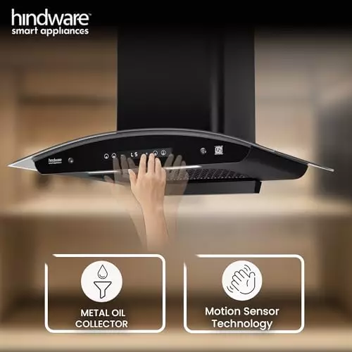 hindware-smart-appliances-chimney-corded-electric-black-wall-ceiling-mount-495x895x563-cm-filterless-touch-control-for-home-hotel-use-527187
