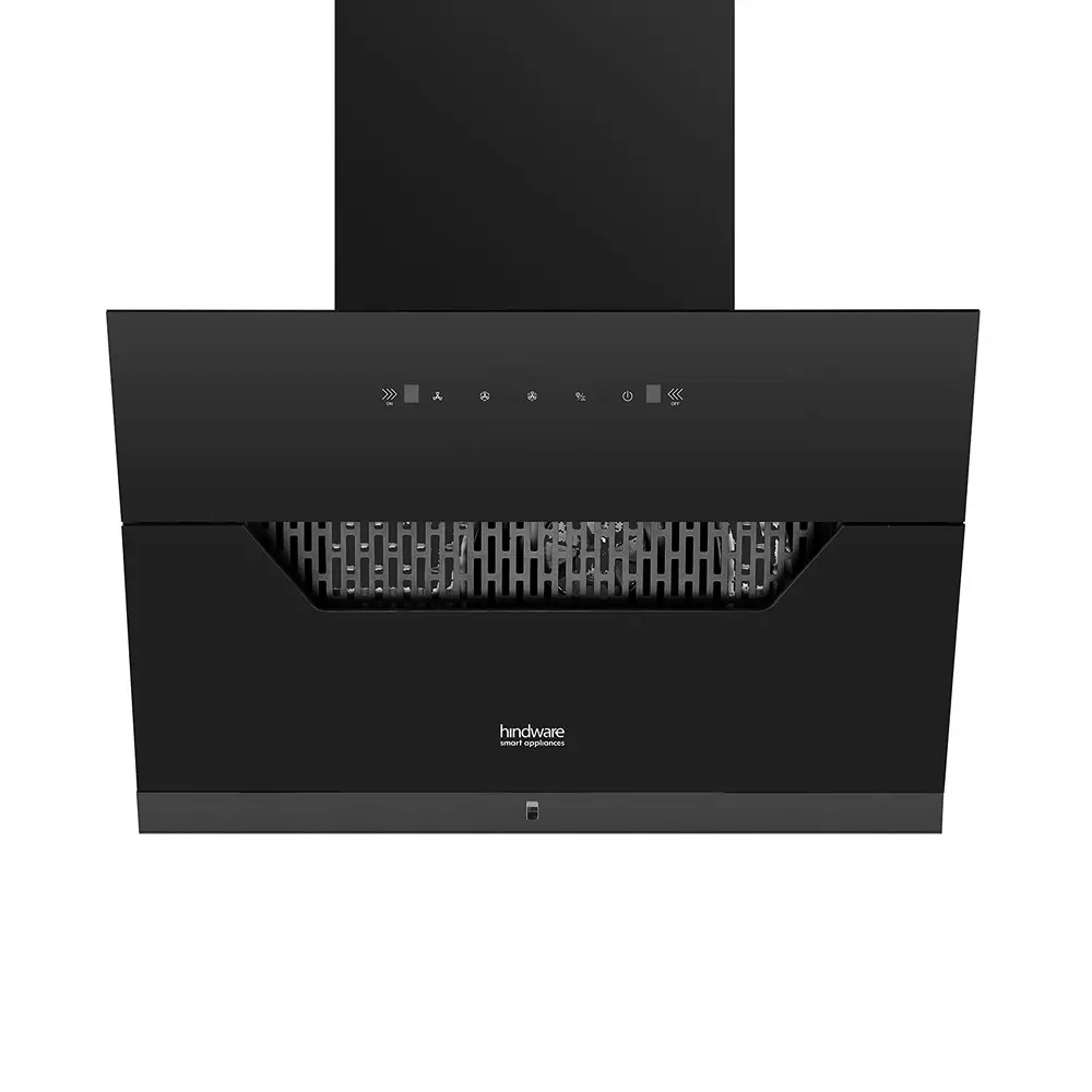 Hindware Olenna Chimney 75 cm Size 1200 m³/hr Suction Capacity Black, 523966
